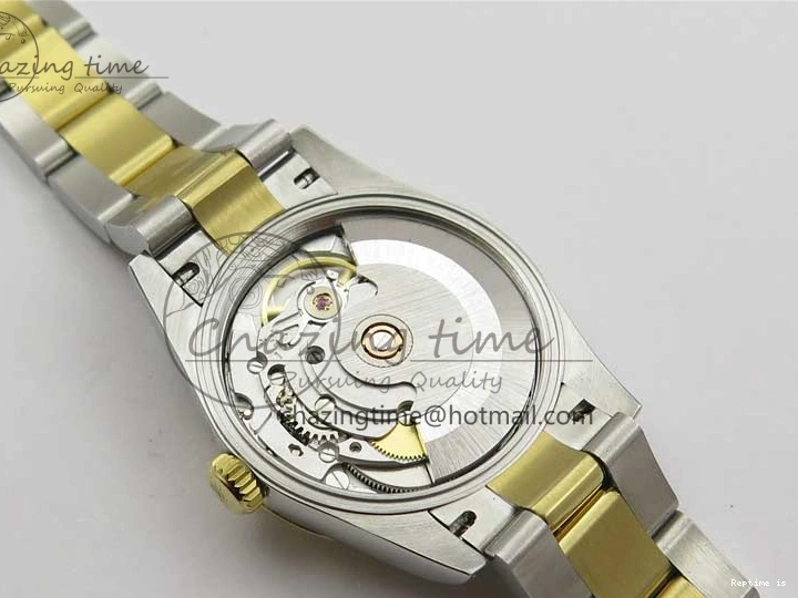 0106 FashionForward Datejust 31mm 278273 SS YG BP Maker Best Edition Gray MOP Diamonds Dial on SS YG Oyster Bracelet 2720